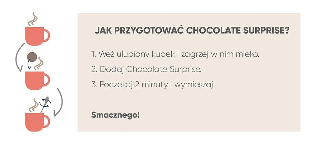 Obrazek przedstawiający słodycze reklamowe: Czekoladowe kule double chocolate surprise