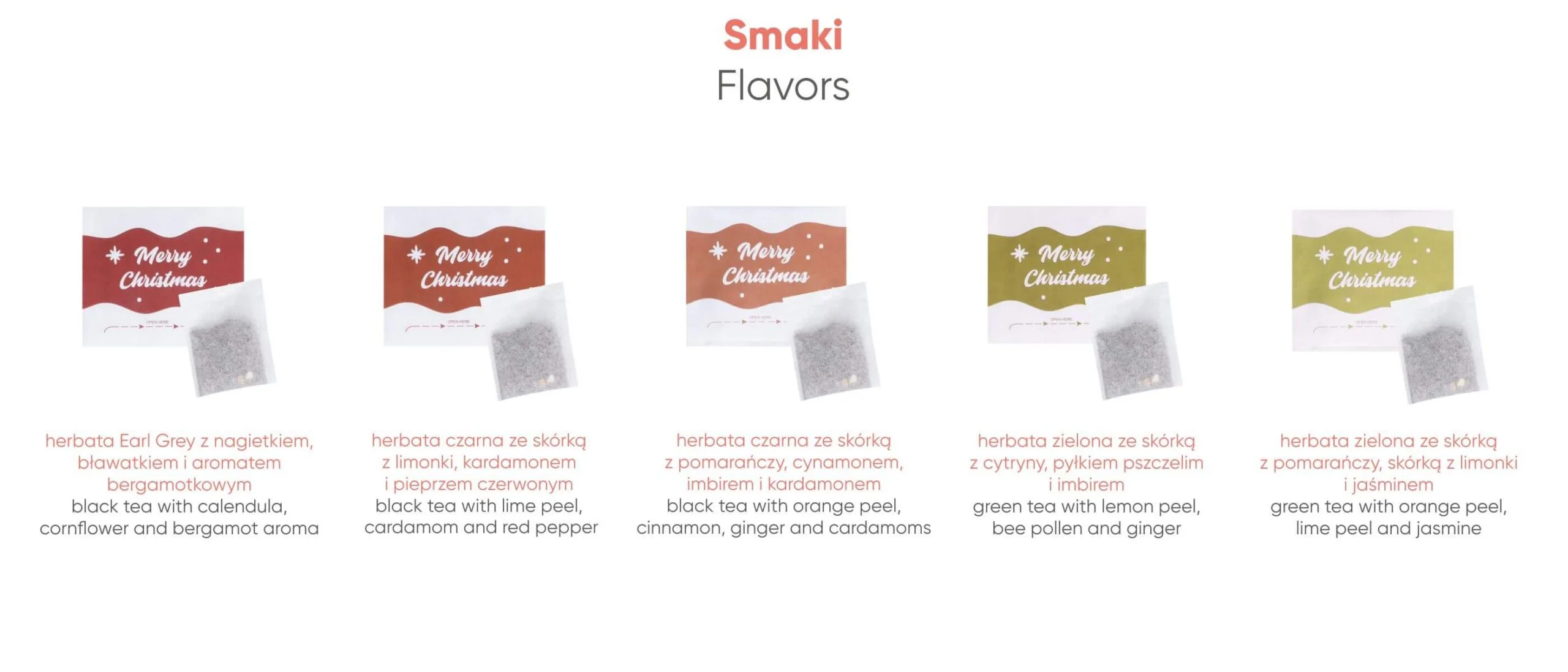 herbaty zimowe saszetki U belka smaków