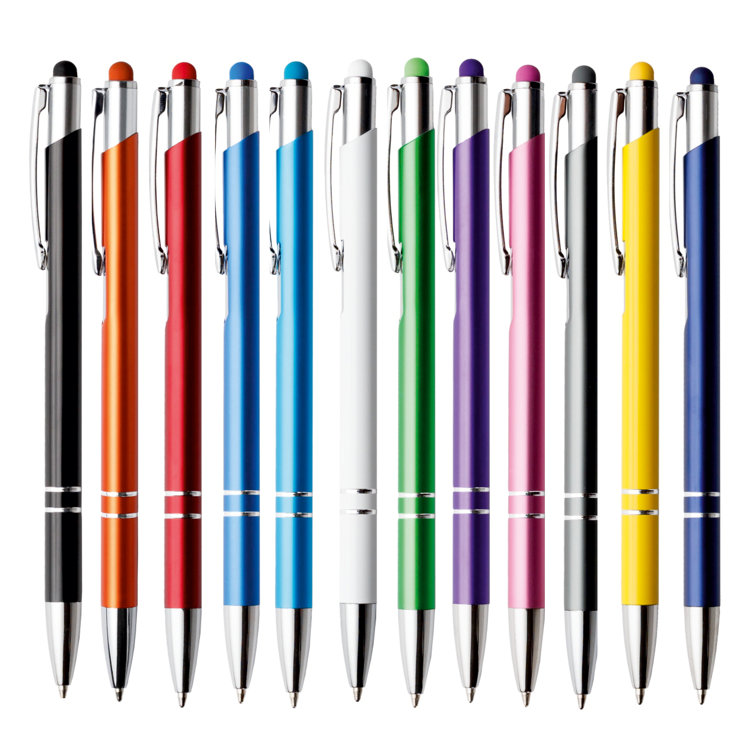 Długopisy metalowe BELLO Touch Pen z grawerem GR-BET-W