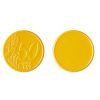 Plastikowy żeton do wózka 0,50 € / Coin 50 P090616P żółty