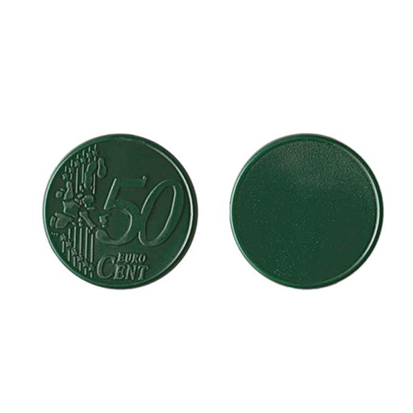 Plastikowy żeton do wózka 0,50 € / Coin 50 P090616P zielony