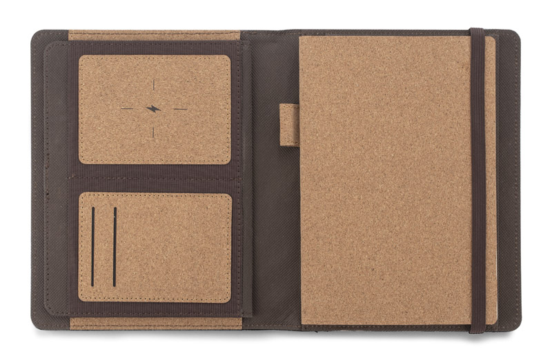 Teczka z ładowarką indukcyjną CHARCO A5 P001688A