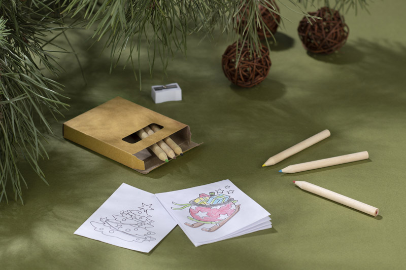 Kredki z kolorowanką SANTI P044946A