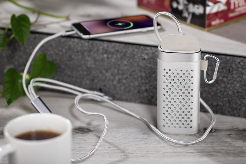 Głośnik bezprzewodowy z power bankiem SOUND 4000 mAh P050468A