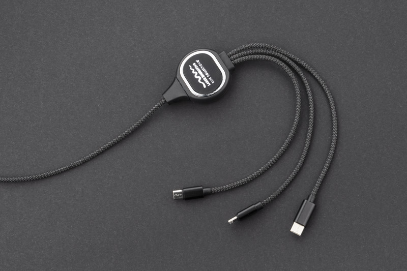 Kabel USB 3 w 1 LUX P001825A