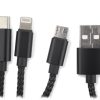 Kabel USB 3 w 1 LUX P001825A