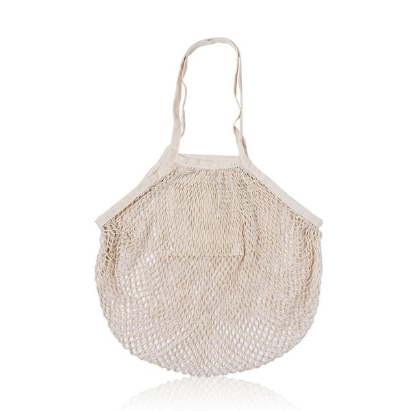 Składana torba z siateczki, 100% bawełny, z rączkami / NetFoldable P090774P