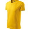 Koszulka unisex V-neck P024651F żółty