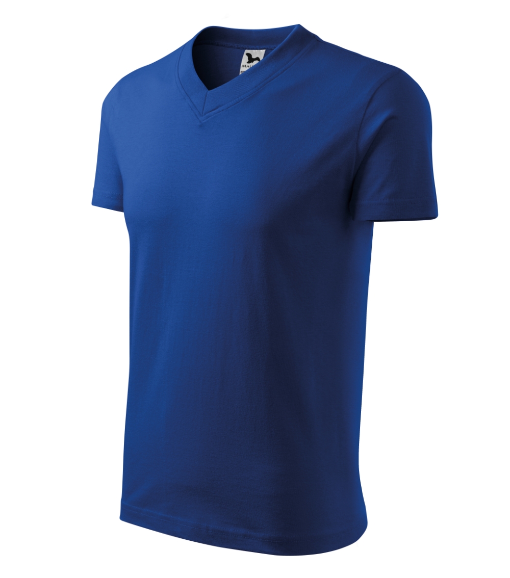 Koszulka unisex V-neck P024651F chabrowy