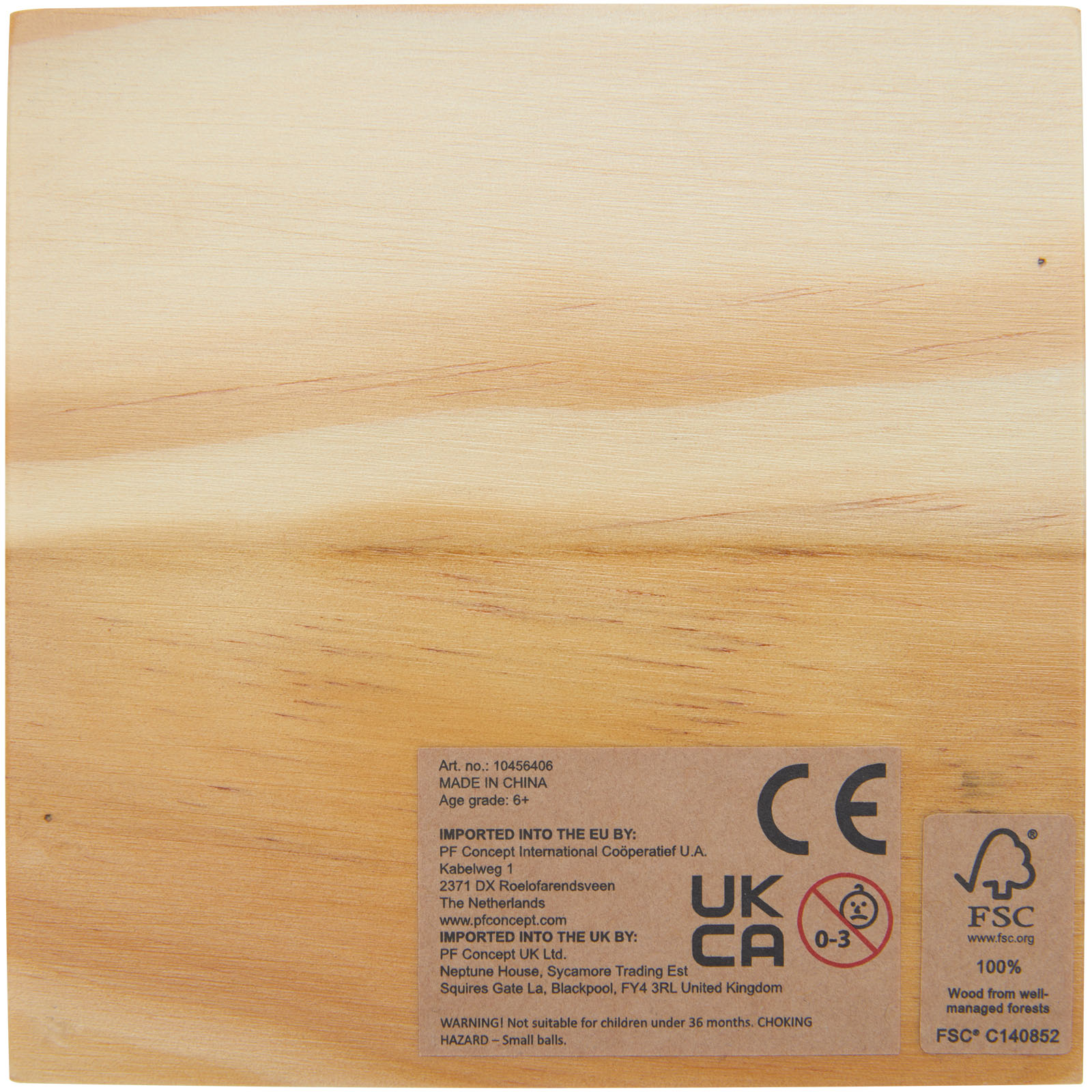 Strobus drewniana gra kółko i krzyżyk P076696C