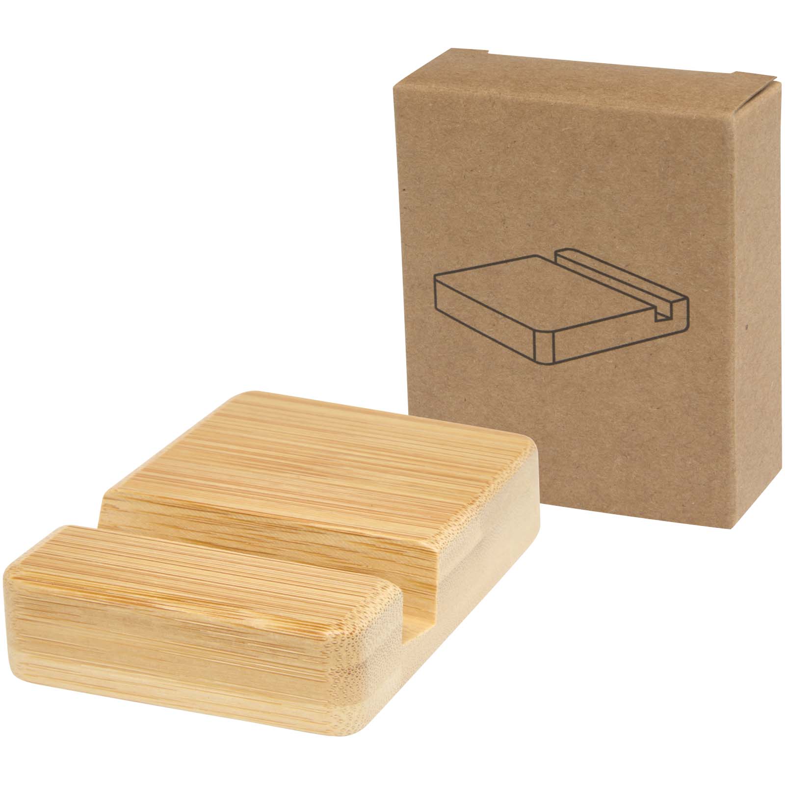 Ebla bambusowy stojak na telefon P098887C PFC-10460471