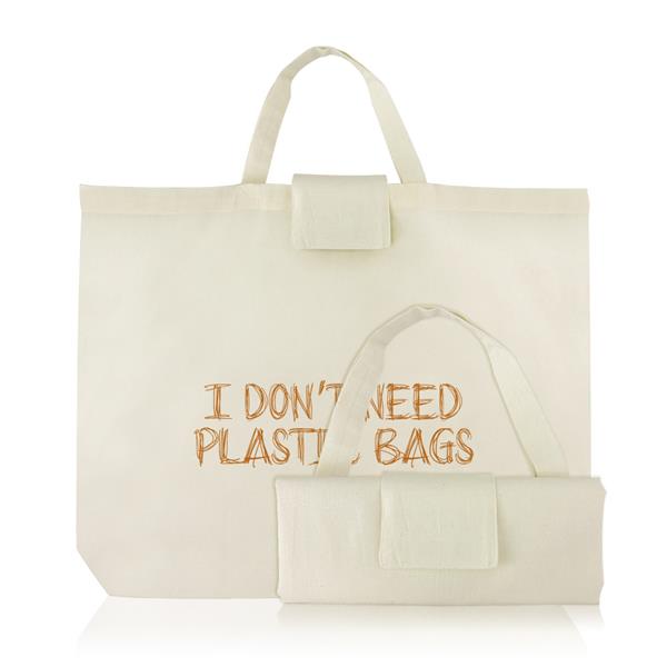 105g 100% Bawełniana składana torba na zakupy / Cotfold P090684P
