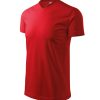 Koszulka unisex Heavy V-neck P027970F czerwony