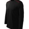 Koszulka unisex Long Sleeve P028931F czarny