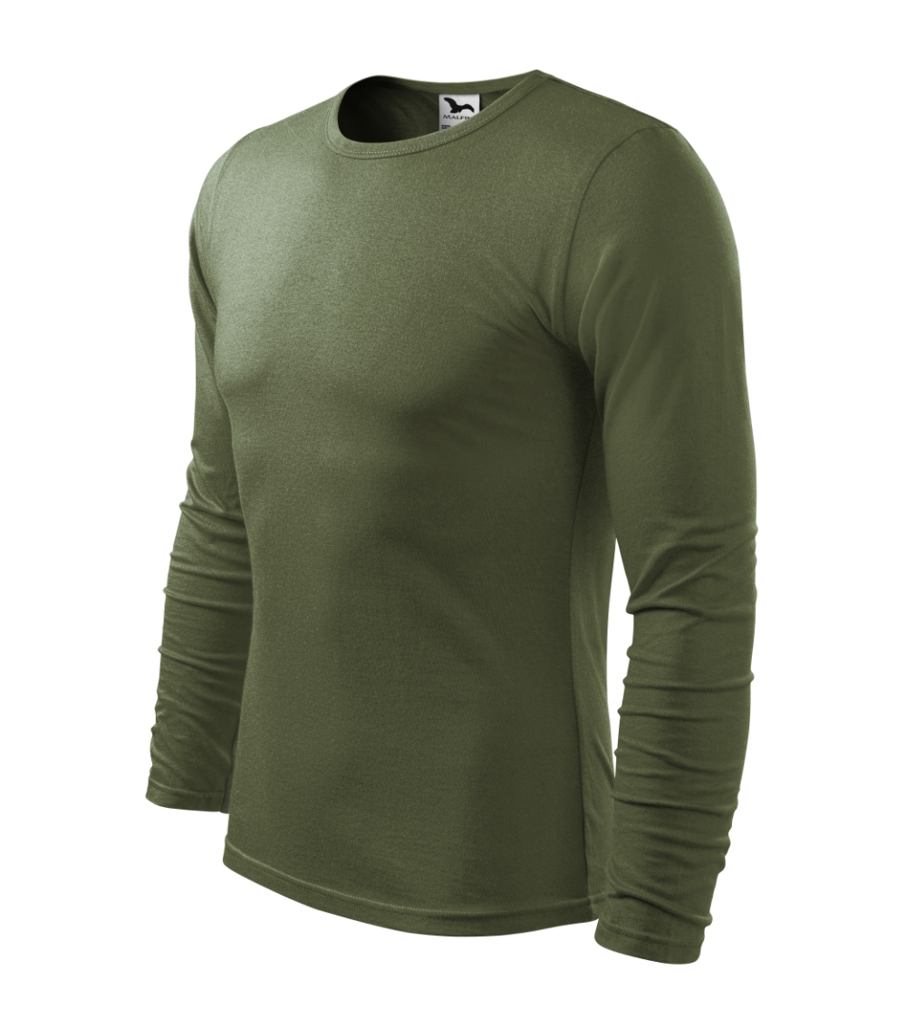 Koszulka męska Fit-T LS P025055F khaki