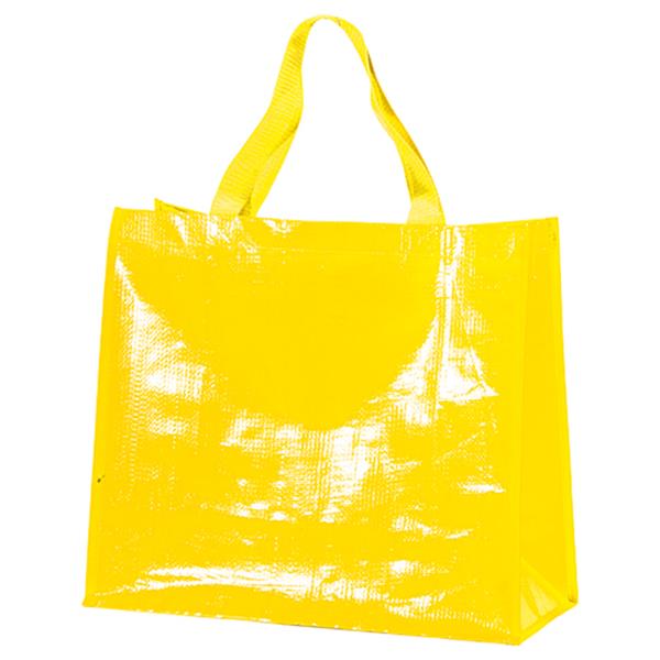 Torba na zakupy laminowana 120 g PP / Marketbag P090403P żółty