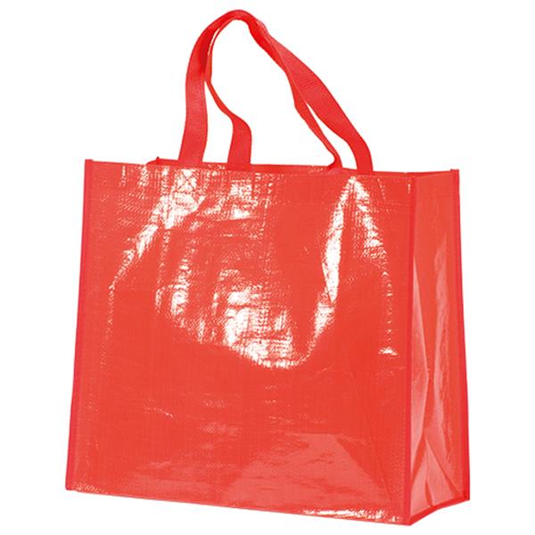 Torba na zakupy laminowana 120 g PP / Marketbag P090403P czerwony