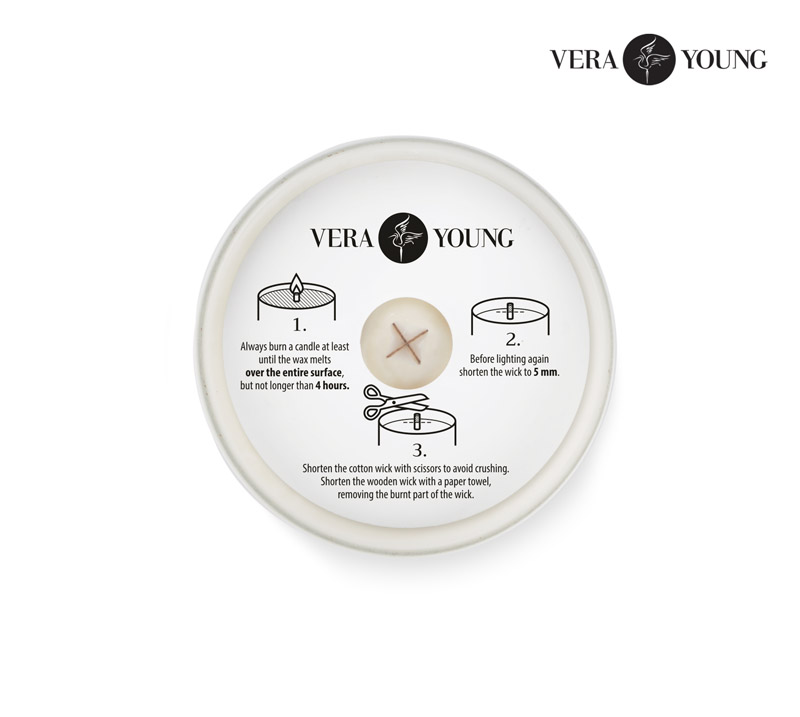 Świeca sojowa 220g - Library - VERA YOUNG P056249A