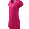 Koszulka/sukienka damska Love P027246F czerwień purpurowa