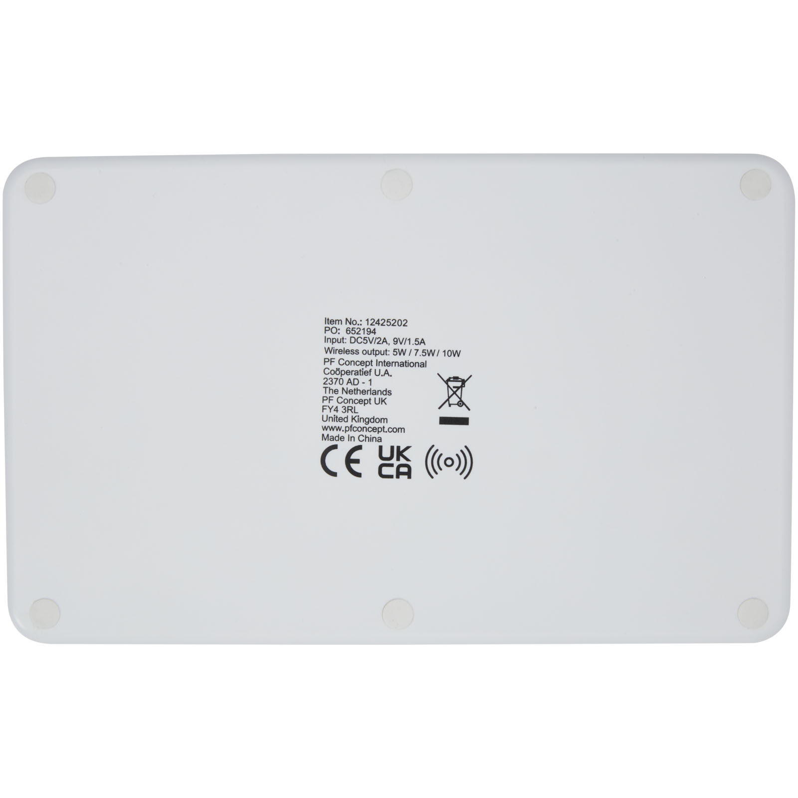 Medake 10 W bambusowa bezprzewodowa ładowarka P075235C