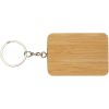 Reel chowany kabel do ładowania 6 w 1 w formie bambusowego breloka P076703C