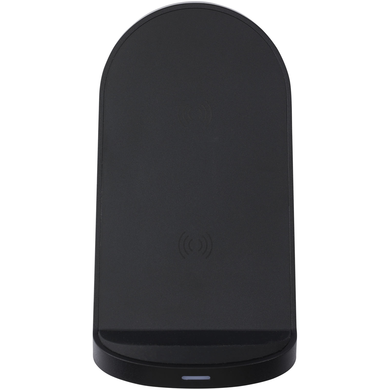 Loop bezprzewodowa podstawka ładująca o mocy 15 W z podwójną cewką z tworzyw sztucznych pochodzących z recyklingu z certyfika P076867C 2 Loop bezprzewodowa podstawka ładująca o mocy 15 W z podwójną cewką z tworzyw sztucznych pochodzących z recyklingu z certyfika P076867C