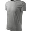 Koszulka męska Classic New P022568F ciemnoszary melanż Koszulka męska Classic New P022568F ciemnoszary melanż