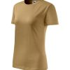 Koszulka damska Classic New P024462F piaskowy