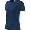 Koszulka damska Classic New P024462F ciemnoniebieski