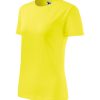 Koszulka damska Classic New P024462F cytrynowy
