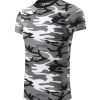 Koszulka unisex Camouflage P025394F camouflage gray
