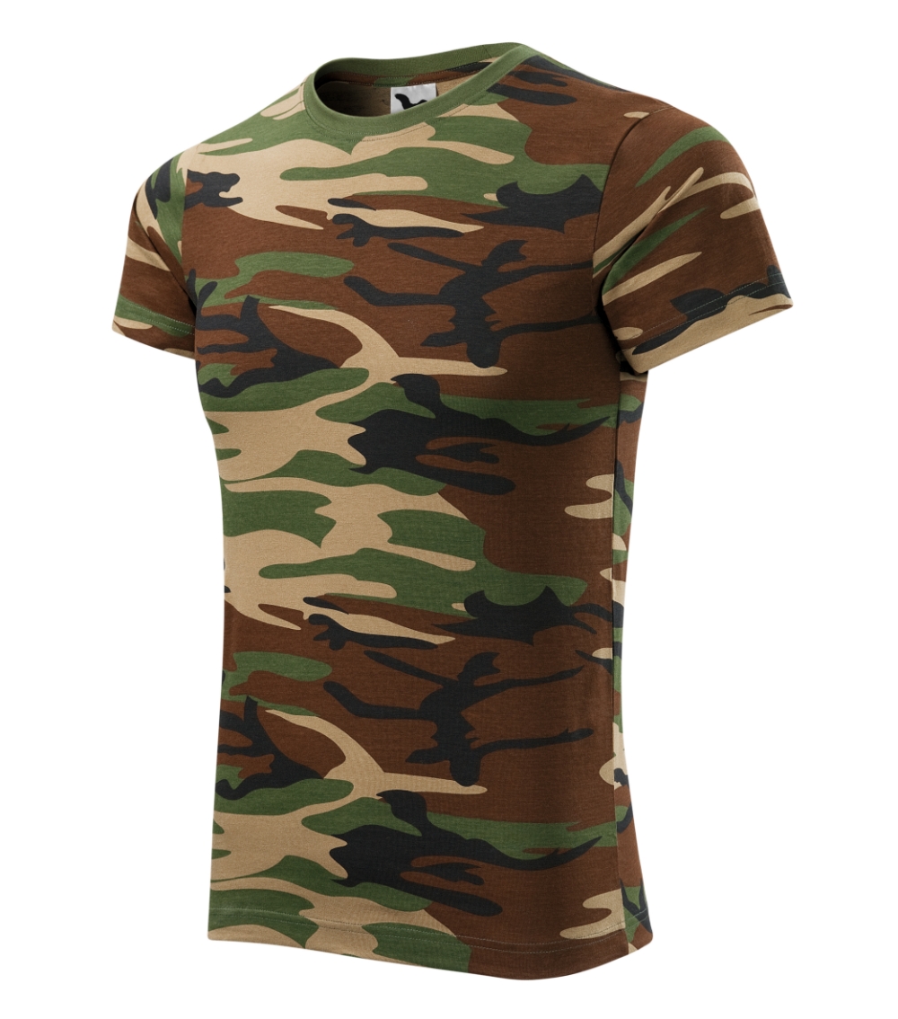 Koszulka unisex Camouflage P025394F camouflage brown