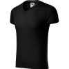 Koszulka męska Slim Fit V-neck P026426F czarny
