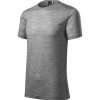 Koszulka męska Merino Rise P020666F ciemnoszary melanż