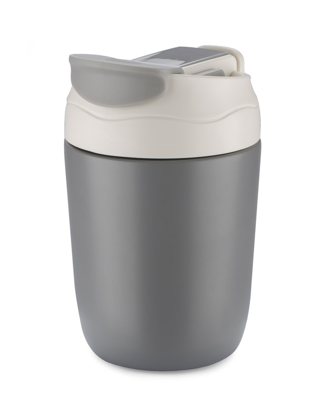 Kubek termiczny DOPPIO 360 ml P049084A popielaty