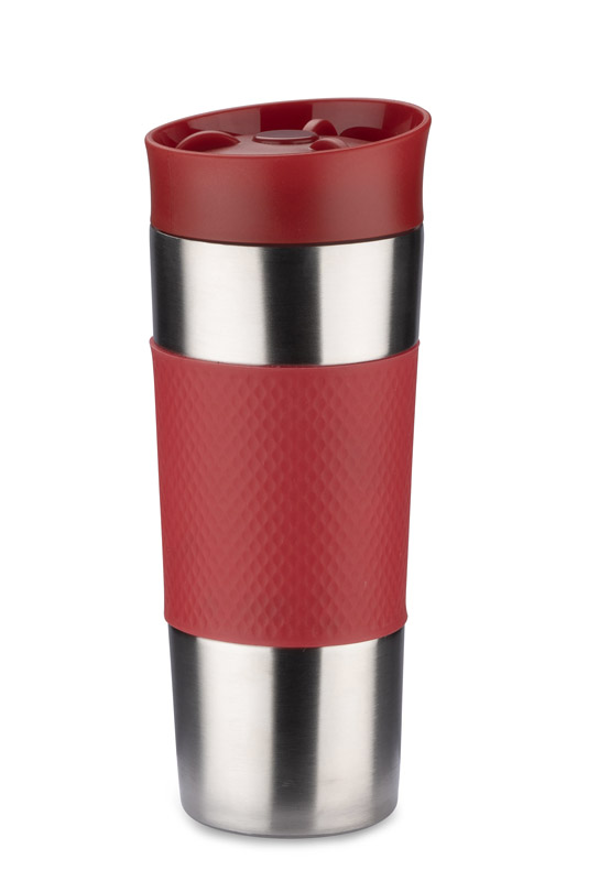 Kubek termiczny RONDE 420 ml P056473A czerwony