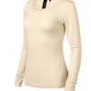Koszulka damska Merino Rise LS P053005F migdałowy