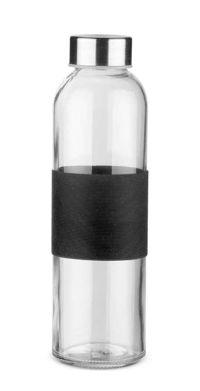 Butelka szklana GLASSI 510 ml P001887A czarny