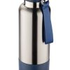 Butelka termiczna ze smyczką RON 500 ml P084812A granatowy