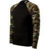 Koszulka unisex Camouflage LS P029069F camouflage brown