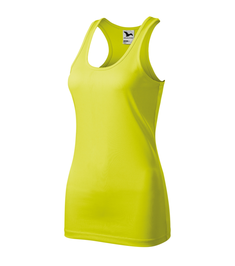 Top damski Racer P028627F neon yellow