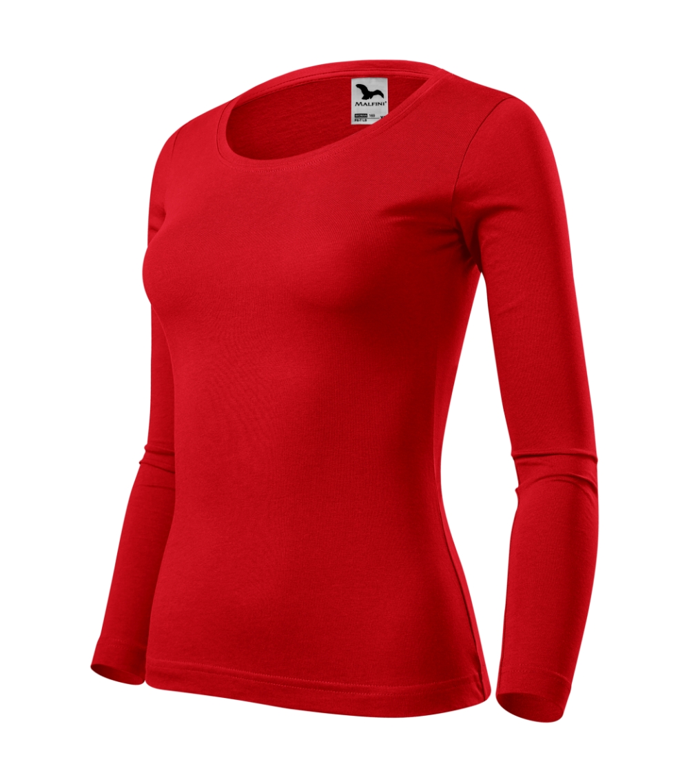 Koszulka damska Fit-T LS P029917F czerwony