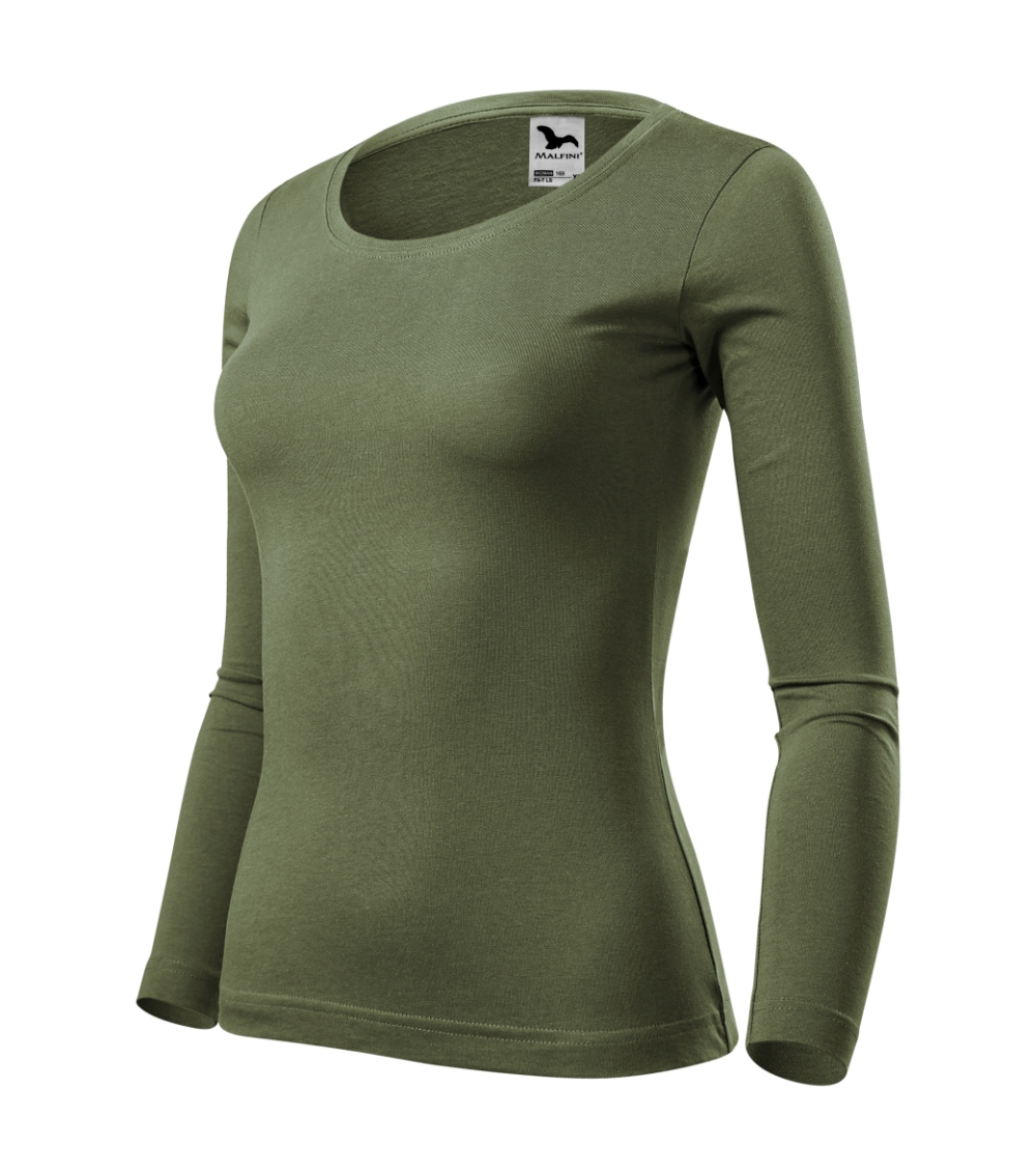 Koszulka damska Fit-T LS P029917F khaki