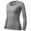 Koszulka damska Fit-T LS P029917F ciemnoszary melanż