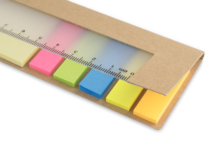 Linijka z karteczkami RECO P002005A