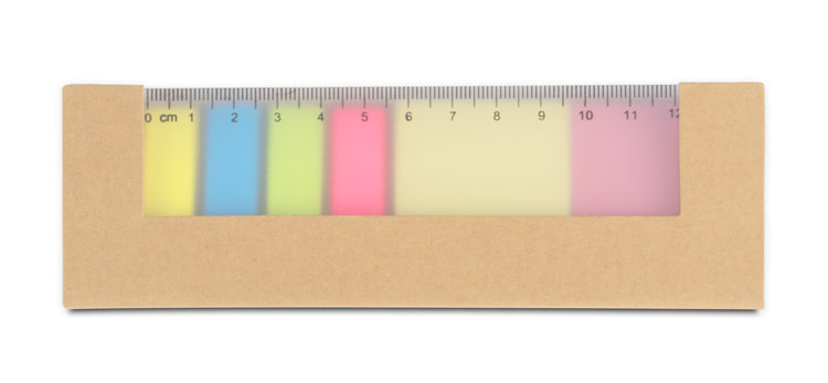 Linijka z karteczkami RECO P002005A