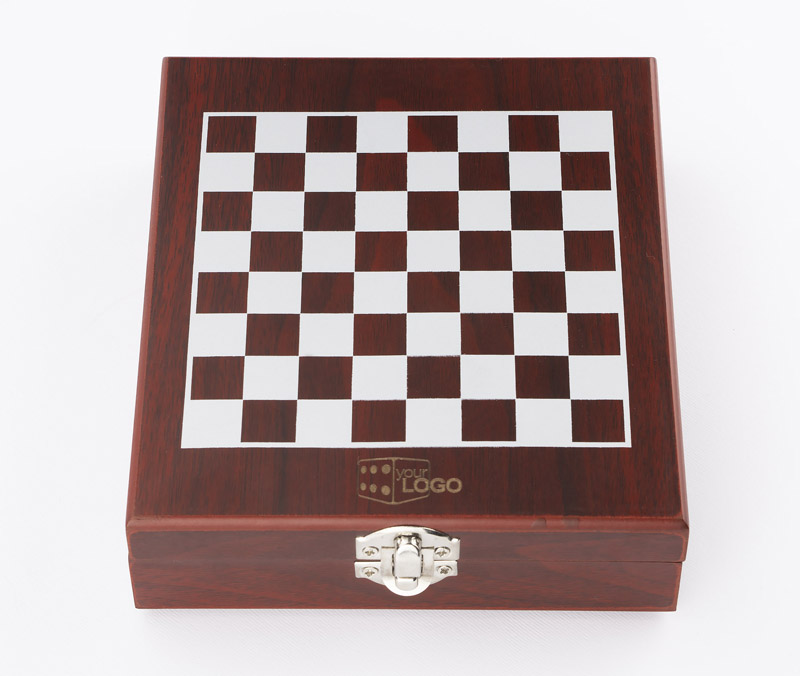 Zestaw do wina z szachami TREBB P002033A