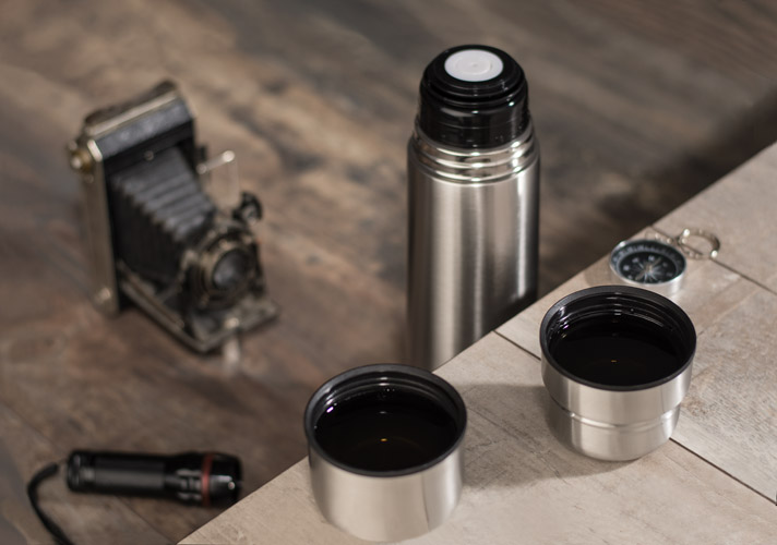 Termos z dwoma kubkami PAVO 750 ml P002063A