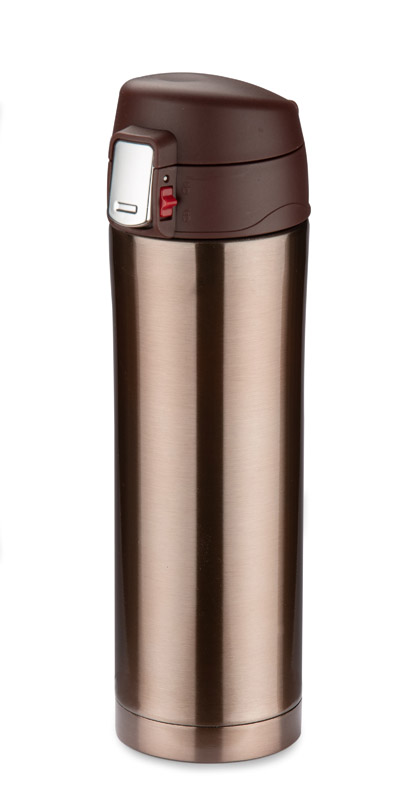 Kubek termiczny LOCK 440 ml P002088A brązowy
