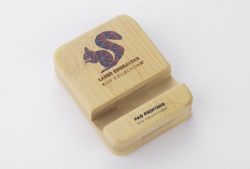 Bambusowy stojak na telefon TILE P002289A